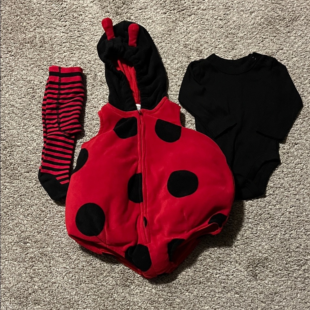 Carter's Red and Black Ladybug Costume